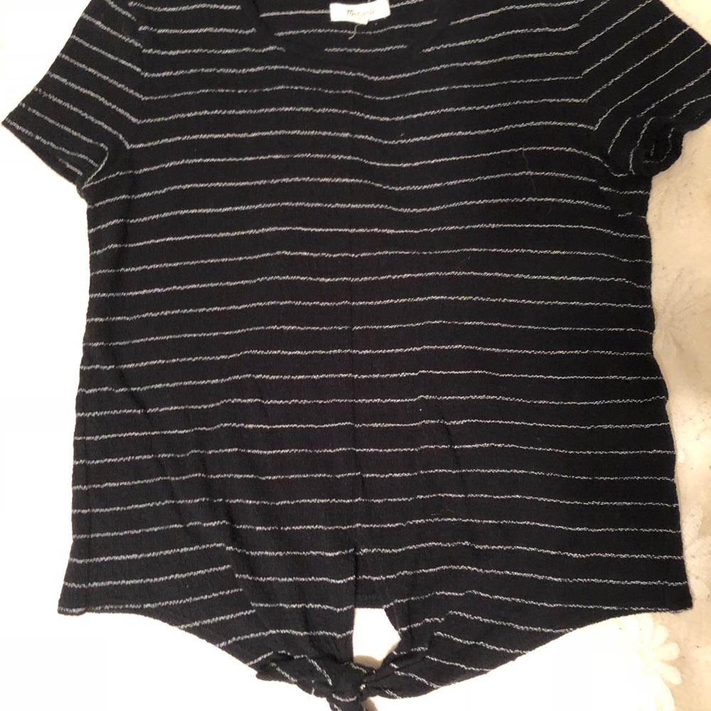 Madwell tied short sleeve top